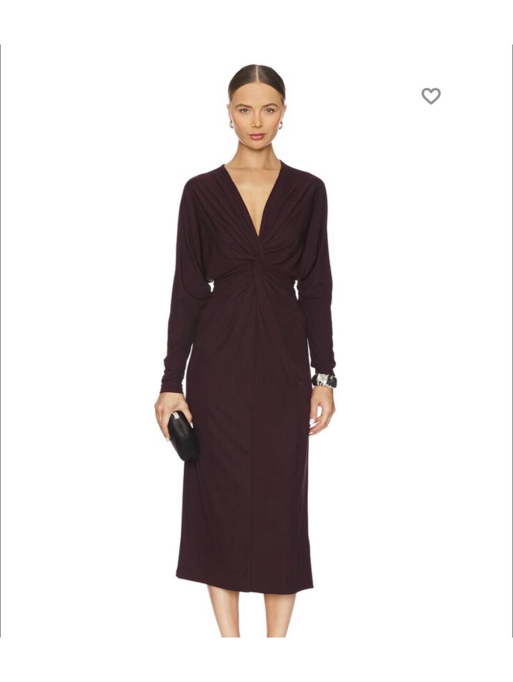 ANINE BINGMathilde Midi Dress Bordeaux